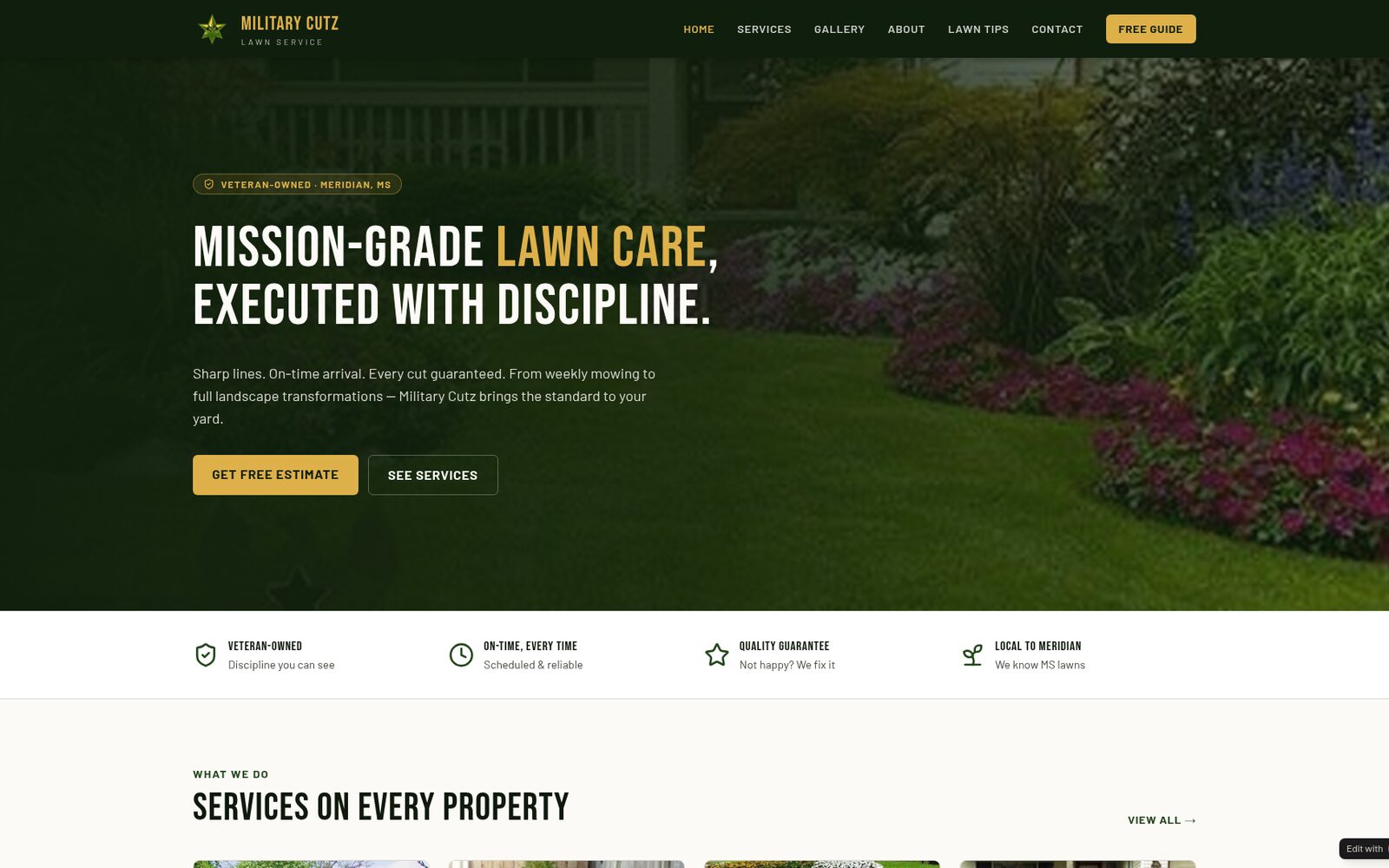 Blooming Websites: client web build with a floral brand
